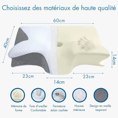 Oreiller Ergonomique Cervical